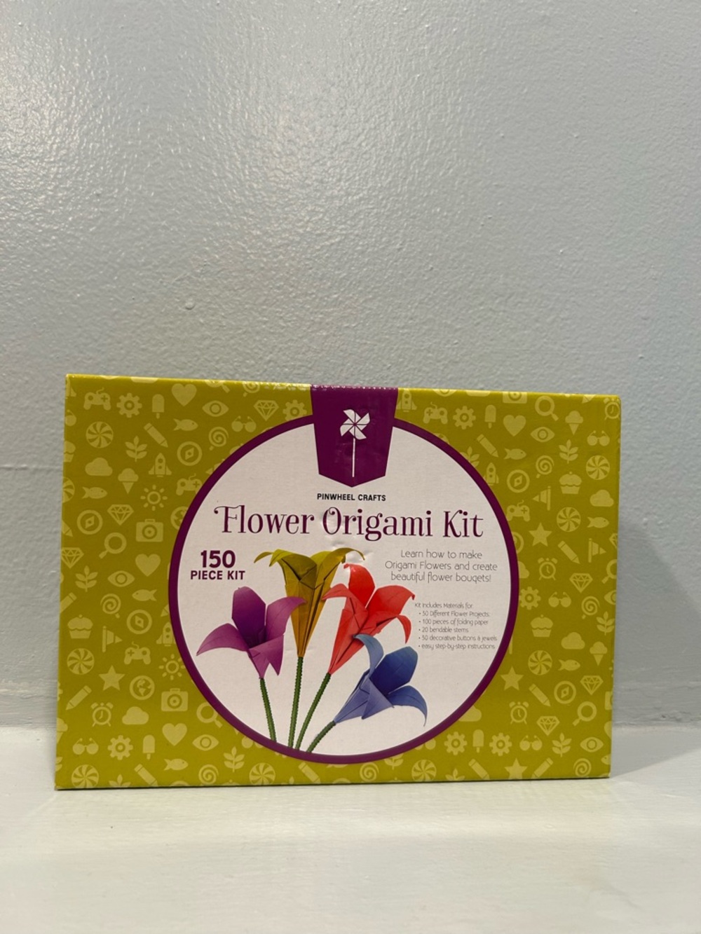 Pinwheel Crafts Flower Oragi Kit, 150 Piece Kit